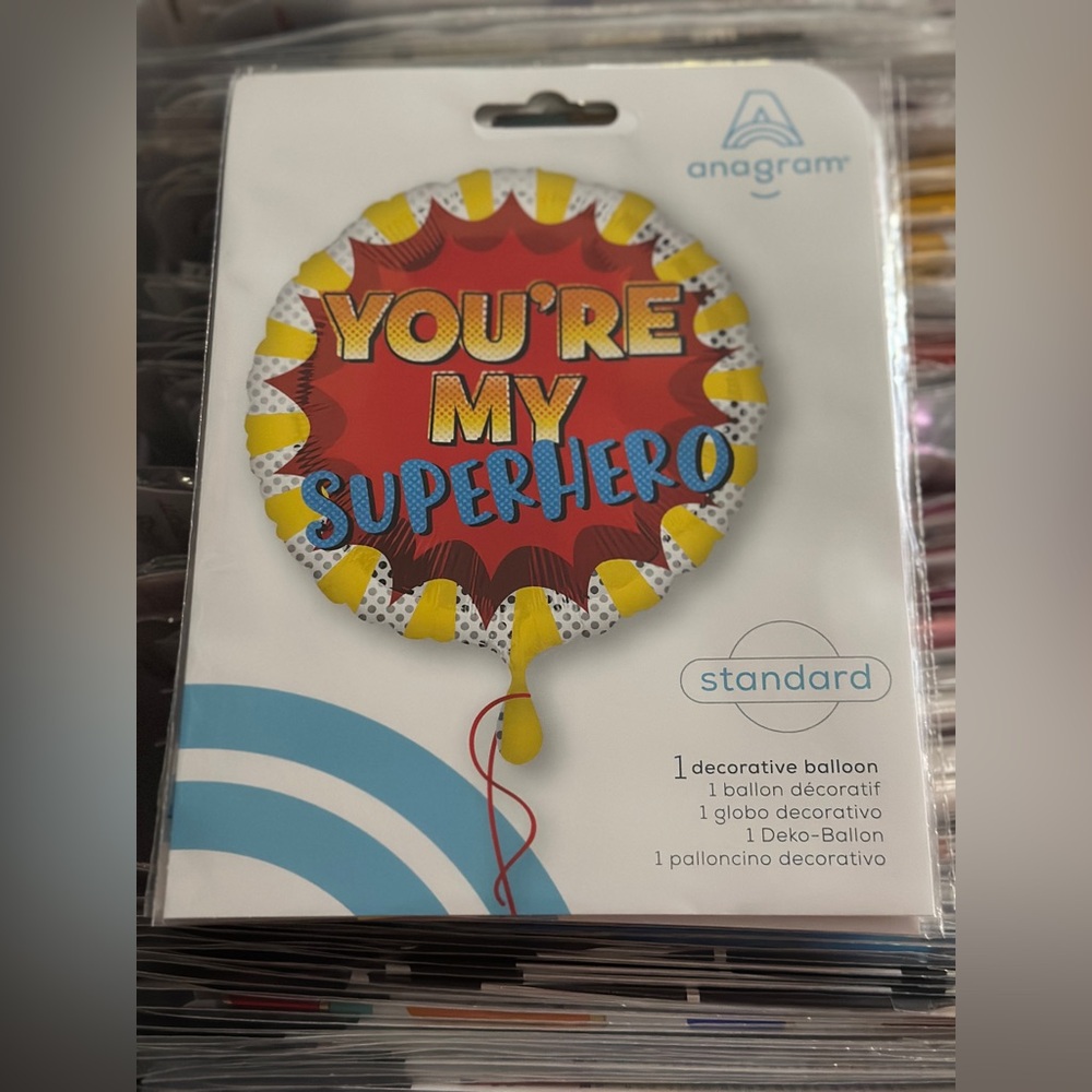 Anagram Superhero Balloon